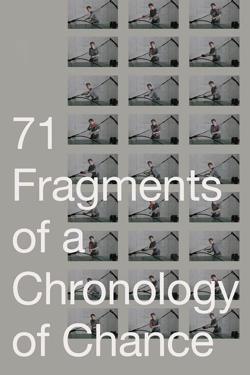 71 Fragments of a Chronology of Chance Movie Poster Image