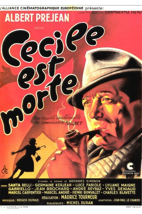 Cécile est morte poster