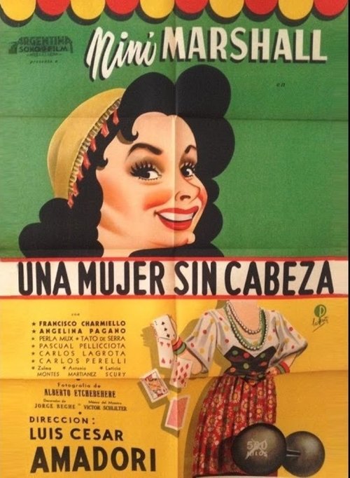 Una mujer sin cabeza movie poster player