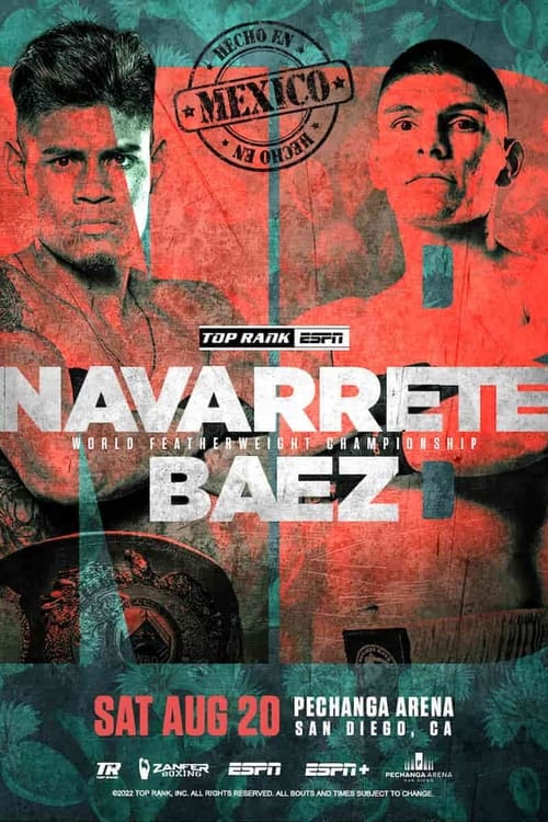 Emanuel Navarrete vs Eduardo Baez On the website