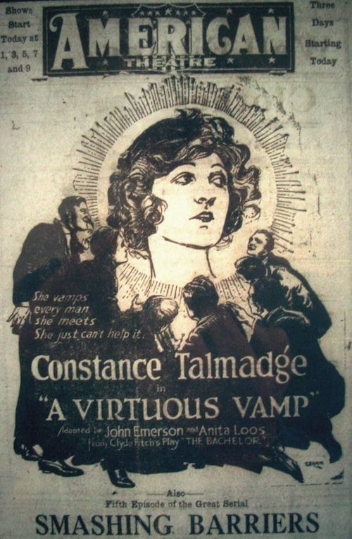 A Virtuous Vamp (1919) poster