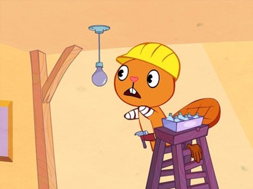 Escena del episodio 14 de la temporada 2 de la serie Happy Tree Friends