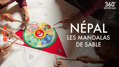 Image Népal, les mandalas de sable