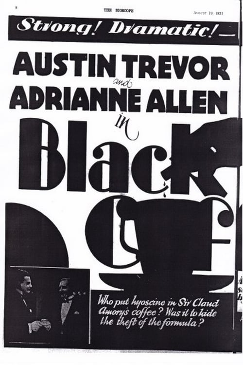 Black Coffee (1931) poster