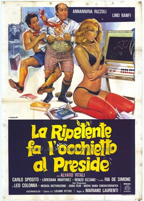 La ripetente fa l'occhietto al preside MEGA