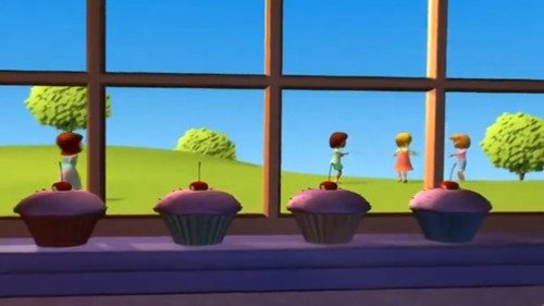Cupcakeland Backdrop Blur
