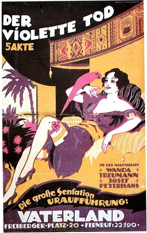 Der violette Tod movie poster player