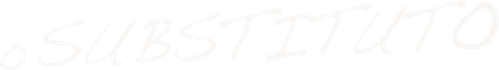 O Substituto - Logo 4