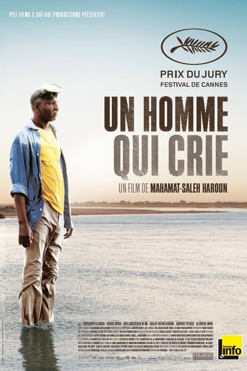 Un homme qui crie poster