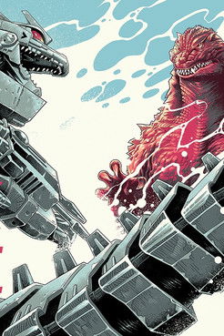 Godzilla vs MechaGodzilla (Gigan tribute)