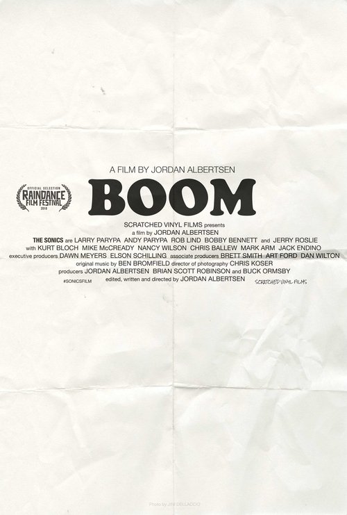 BOOM! A Film About the Sonics poster