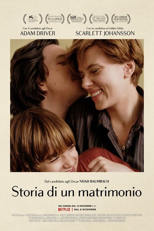Storia di un matrimonio movie poster player