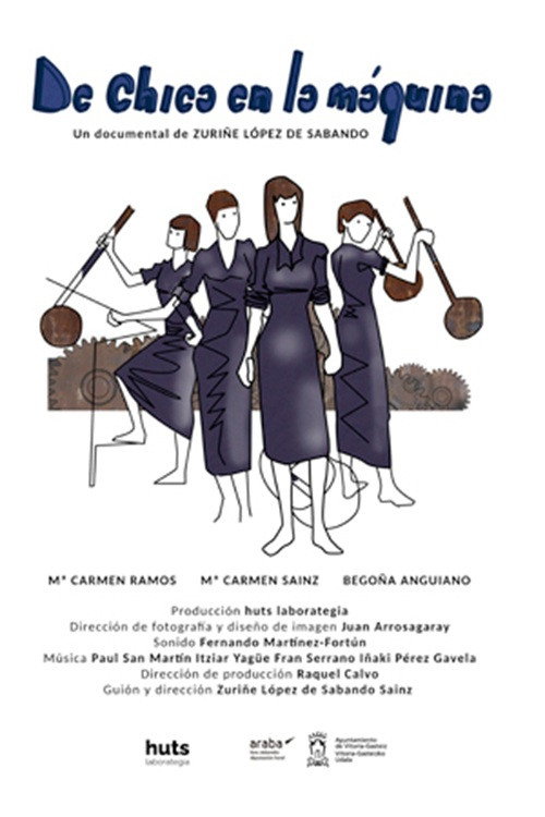 De chica en la máquina