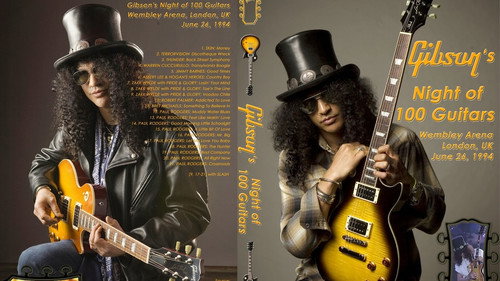Gibson's Night of 100 Guitars Backdrop Blur