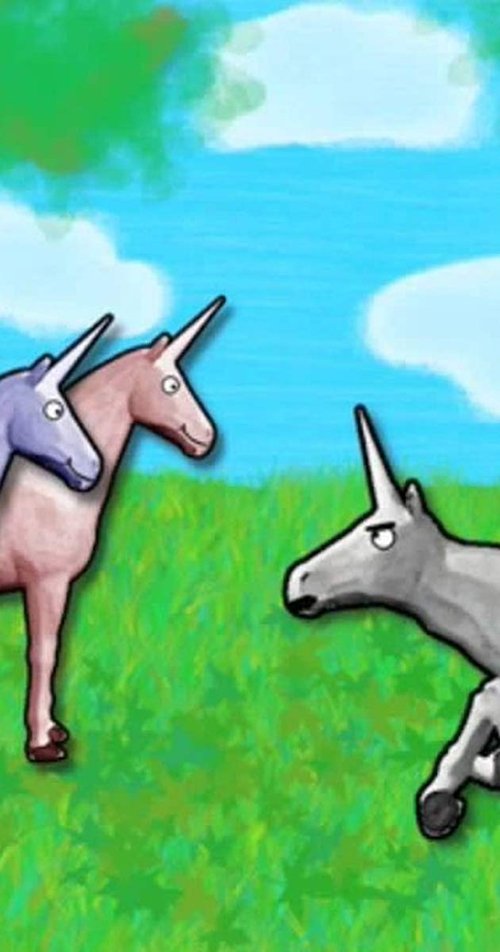 Charlie the Unicorn movie poster player