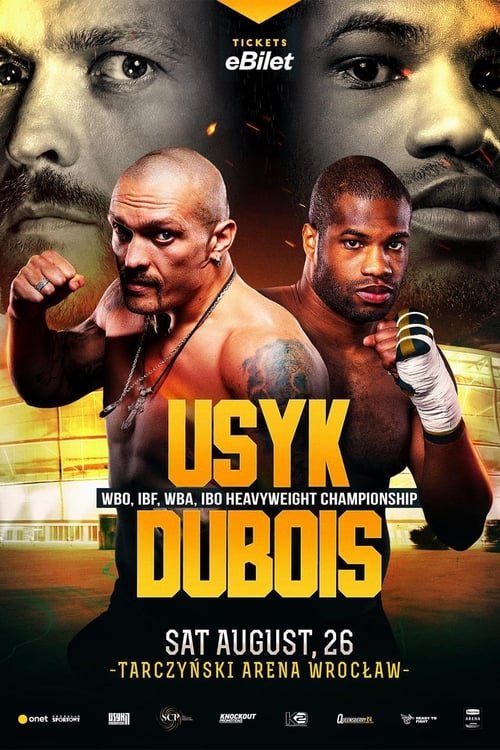 Poster Oleksandr Usyk vs. Daniel Dubois 2023
