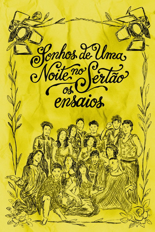 Cartell de Sonhos de uma Noite no Sertão: os ensaios
