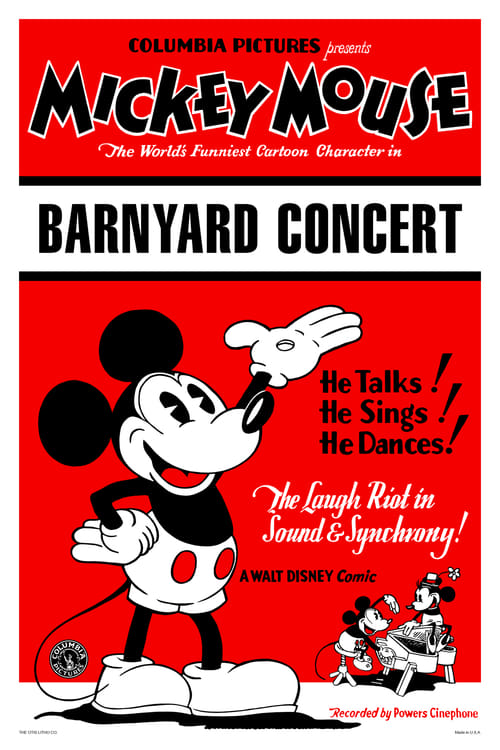 Poster The Barnyard Concert 1930