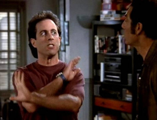 Seinfeld S09E04 — The Blood episode still
