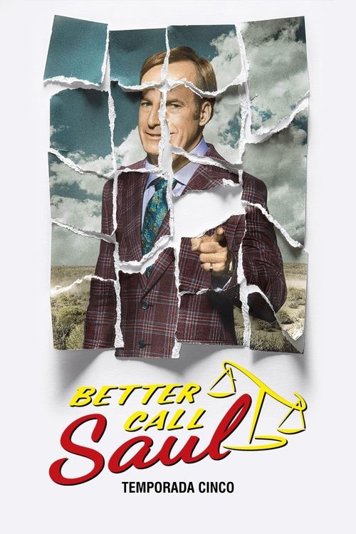 Póster de la temporada 5 de la serie Better Call Saul