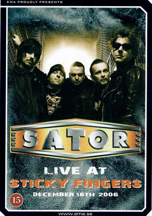Sator: Live at Sticky Fingers (2007) poster