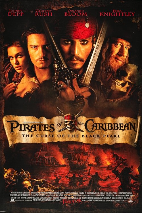 Пірати Карибського моря: Прокляття Чорної перлини / Pirates of the Caribbean: The Curse of the Black Pearl (2003) TMDB poster
