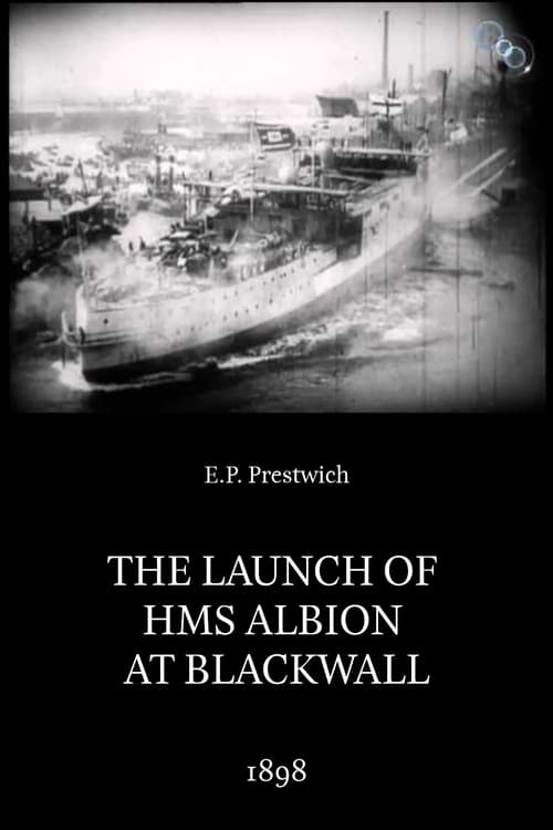 The Launch of HMS Albion at Blackwall (1898)