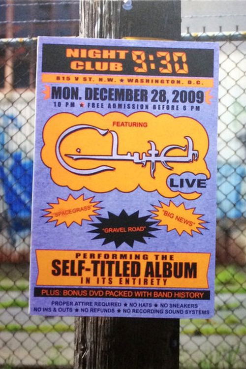 Clutch: Live at the 9:30 poster