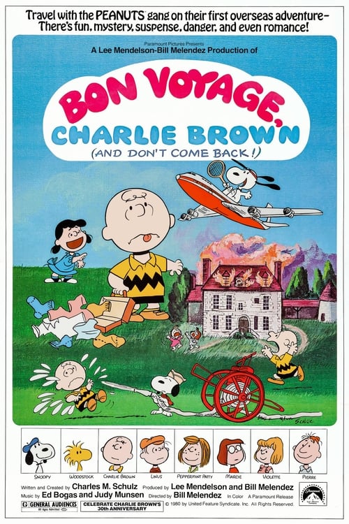 Grootschalige poster van Bon Voyage, Charlie Brown (and Don't Come Back!)