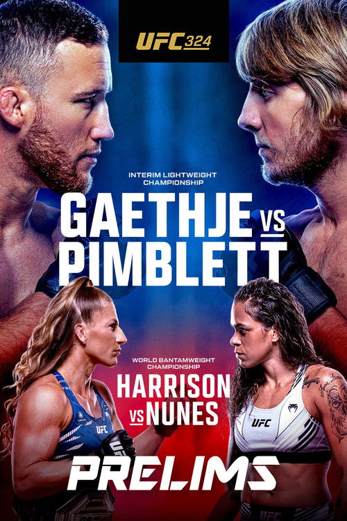 UFC 324: Gaethje vs. Pimblett poster