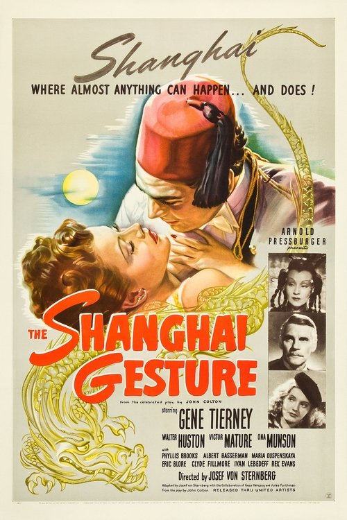 The Shanghai Gesture poster