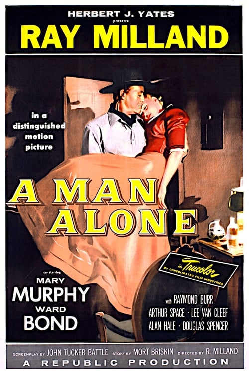 Grootschalige poster van A Man Alone