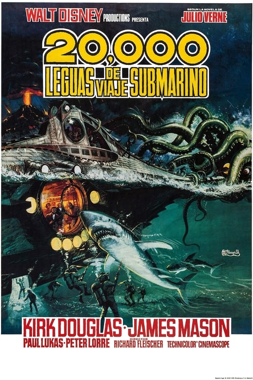 20.000 leguas de viaje submarino 1954