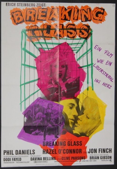 Breaking Glass movie poster player