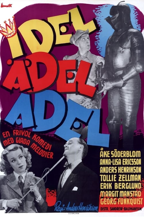 Poster Idel ädel adel 1945