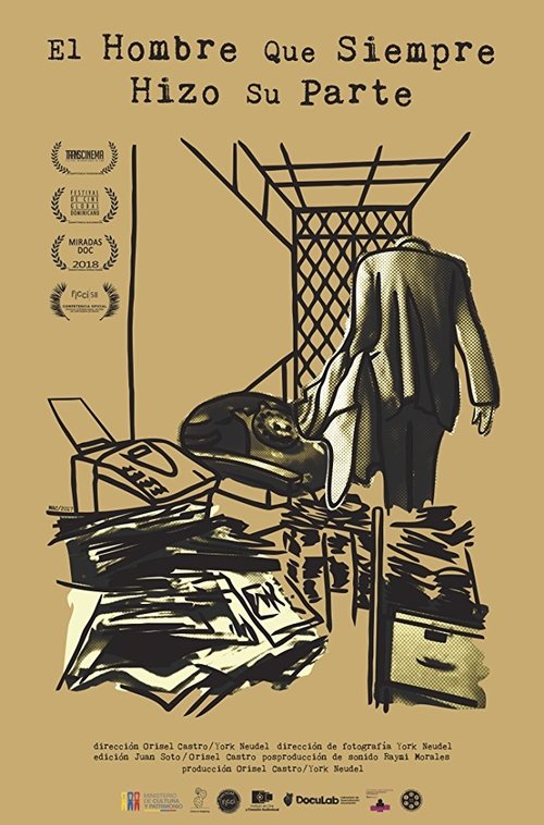 El hombre que siempre hizo su parte movie poster player