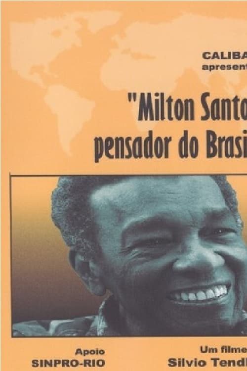 Poster Milton Santos, Pensador do Brasil 2001