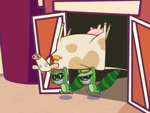 Escena del episodio 8 de la temporada 2 de la serie Happy Tree Friends