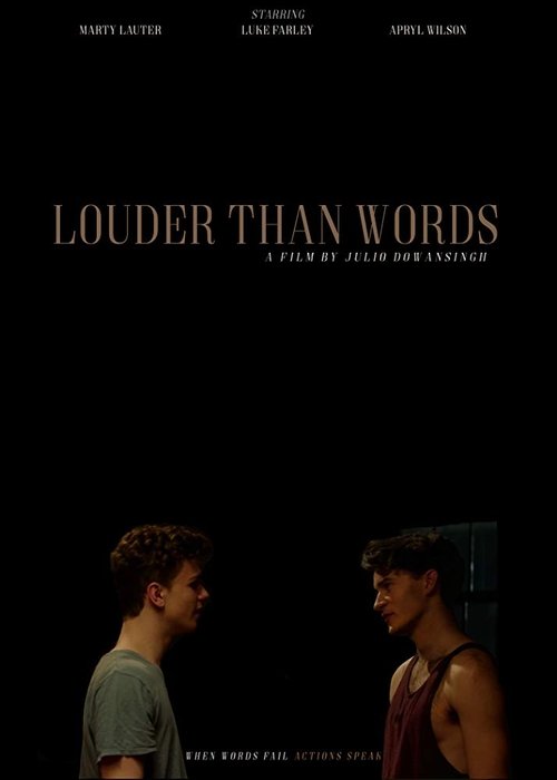 Louder Than Words movie poster player