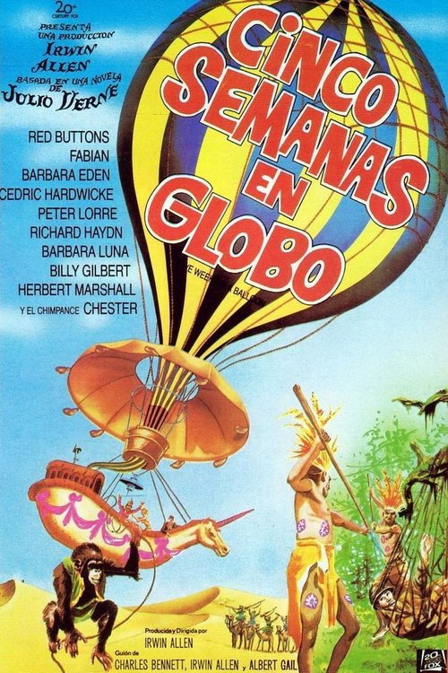 Five Weeks in a Balloon poster