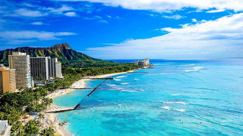Hawai'i Magnificent Islands Backdrop Blur
