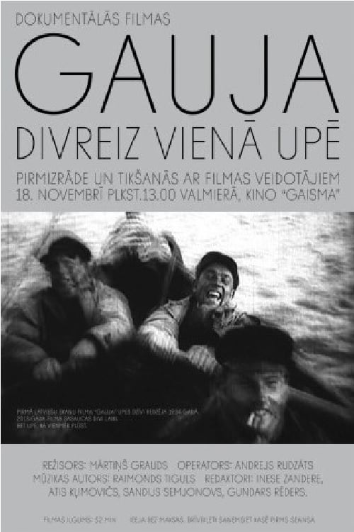 Poster Gauja. Divreiz vienā upē 2013