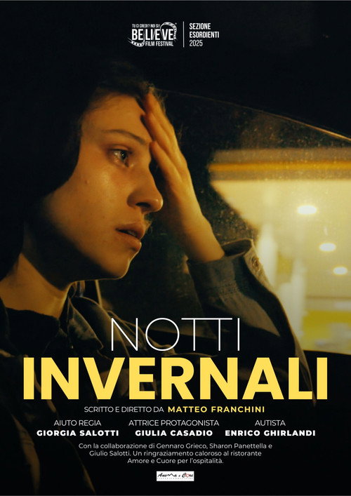 Póster oficial de Notti Invernali (2025) - Drama