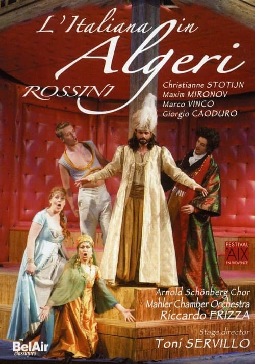 Poster Rossini: L'Italiana in Algeri - Festival d'Aix-en-Provence 2007