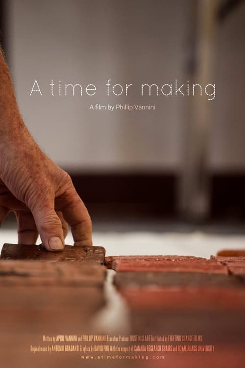 A Time for Making (2018) poster