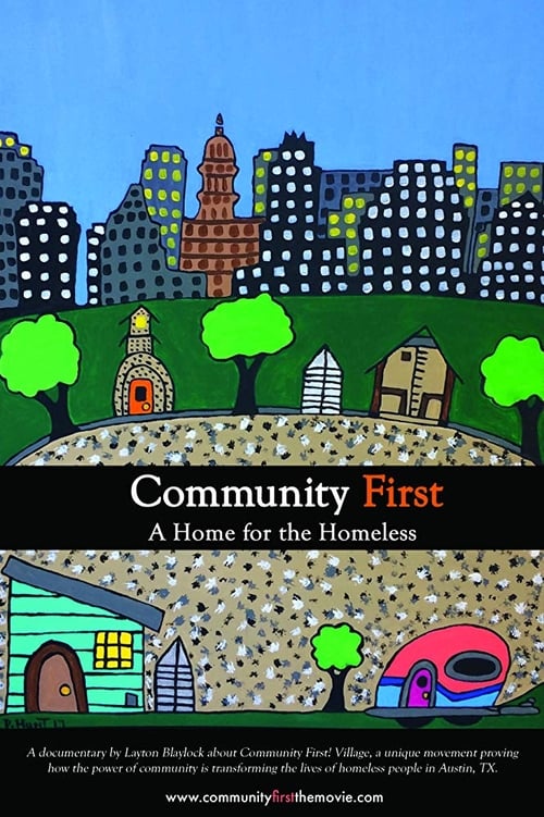 Poster Community First, A Home for the Homeless 2019