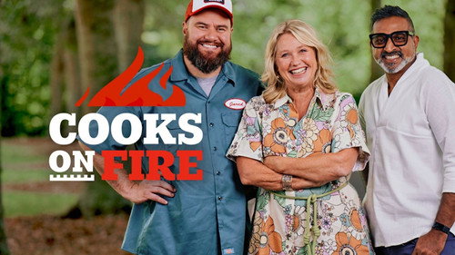 Cooks On Fire Backdrop Blur