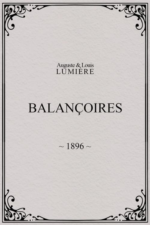 Poster Balançoires 1896