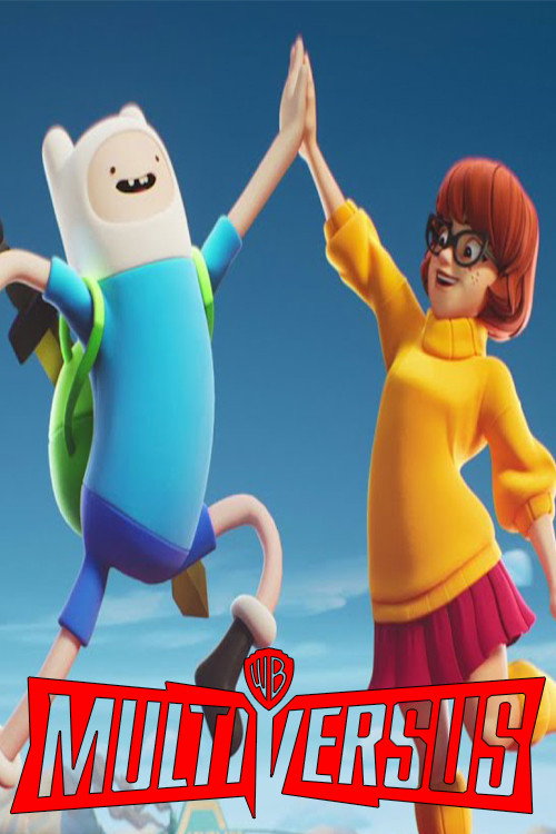 Poster for Multiversus: Stars Collide. Pies Fly.