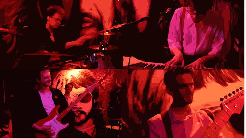 An Evening with Aaron Miralles and The Eejits (At The Red Door Club) Backdrop Blur